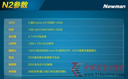 紐曼N2手機(jī)虛假宣傳 消費(fèi)者要求退款