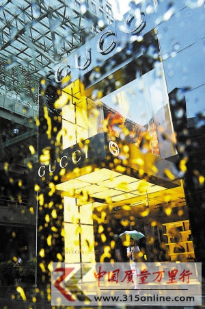 深圳古馳(GUCCI)門店。 新華社發(fā)