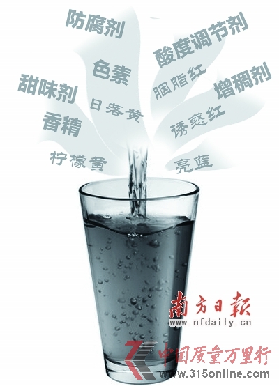 營(yíng)養(yǎng)師40種添加劑勾兌飲料勸公眾遠(yuǎn)離垃圾食品